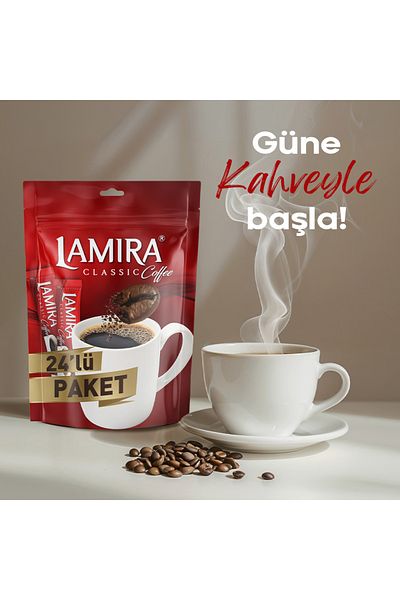 LAMİRA Lamira Classic Granulated Coffee Bag 2G*24Pcs