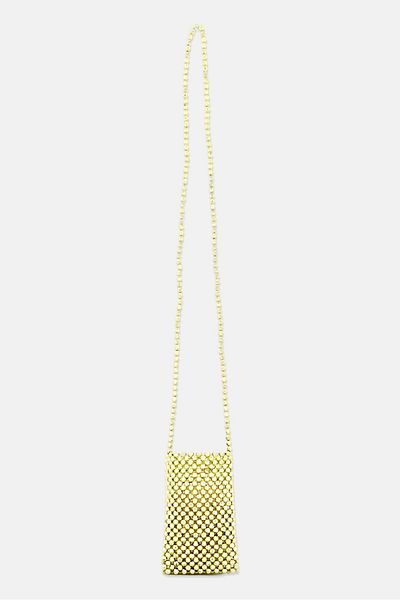 Moda Luxe Women Miley Cell Phone Crossbody 17 H x 11 L x 1 W cm, Gold