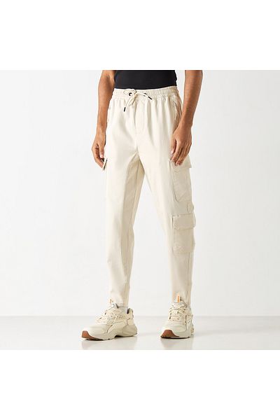 FAV Cargo Pants with Elasticated Waistband and Pockets