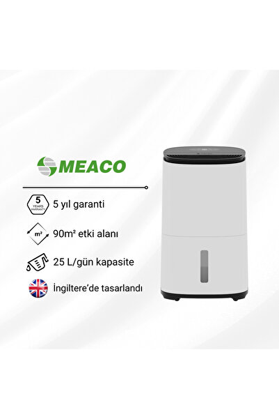 Meaco Dry Arete One 25l Nem Alma Ve Hava Temizleme Cihazı
