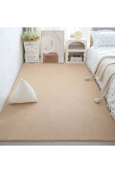 Comfy Bell BEIGE 120 X 180 SOFT & LUXURIOUS SKID FREE CARPET