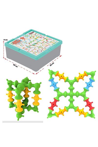 PİLSAN Pilsan Toy Soft Suction Cup Molecules 44 Pieces