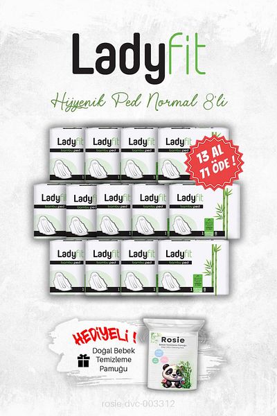 Baby Turco Ladyfit Sanitary Pads 8 Pack Buy 13 Pay 11 and Rosie