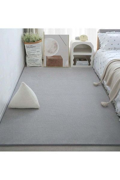 Comfy Bell GREY 120 X 180 SOFT & LUXURIOUS SKID FREE CARPET
