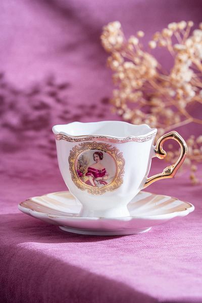 ACAR Mandorla Coffee Cup Set for 6 People - 90 Cc