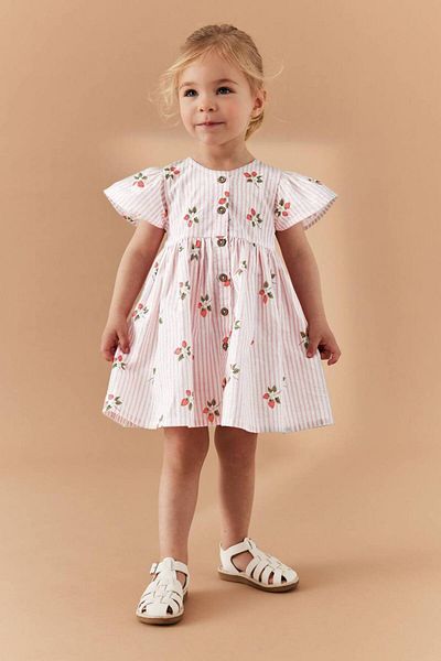 Bloom Bbk-285 Floral Buttoned Dress