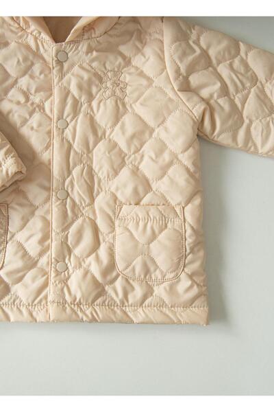 kitikate Capella Beige Quilted Coat