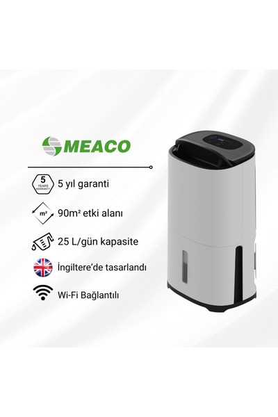 Meaco Dry Arete Two 25l Nem Alma Ve Hava Temizleme Cihazı
