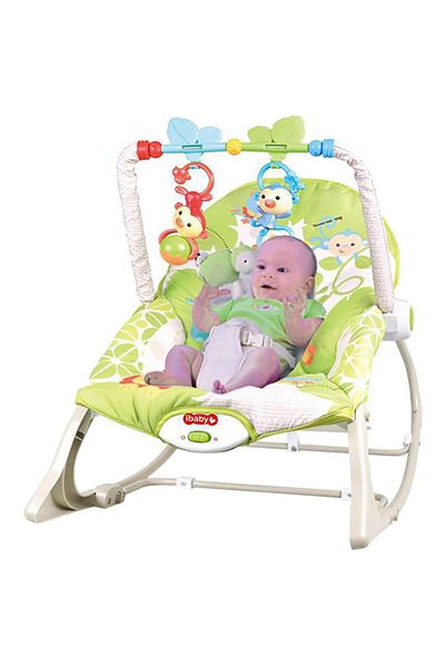 KidLe Infant Rocking Chair - Green/White