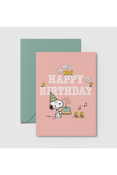 HRS Happy Birthday Postcard - Greeting Card and Envelope