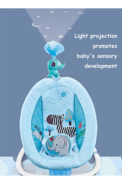 Ma Baby Multifunctional Baby Rocking Chair, Remote Control Baby Rocker Recliner