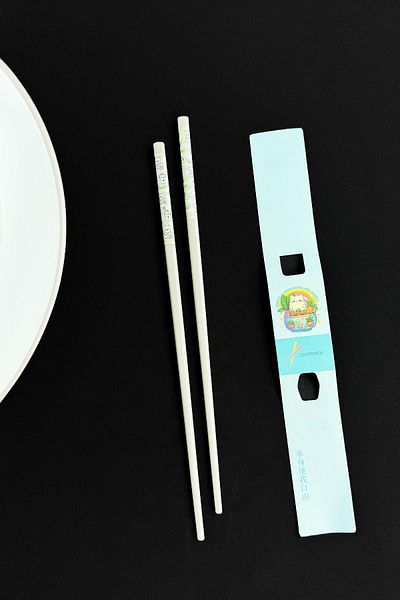 Patladı Gitti Patterned Figured Metal Chopstick Sand Color