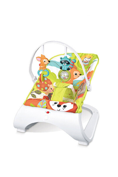 Ma Baby كرسي هزاز كهربائي للأطفال مزود بالموسيقى، وسعة وزن كبيرة