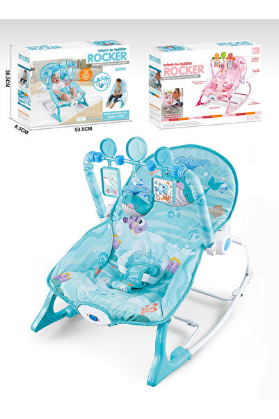 Ma Baby Multifunctional Baby Rocker, Music Vibration Rocking Bed, Rocking Chair Recliner
