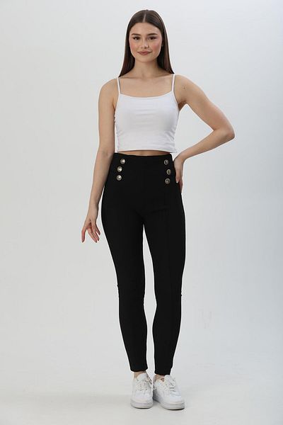 CALİENTE Leggings cu talie înaltă Negru