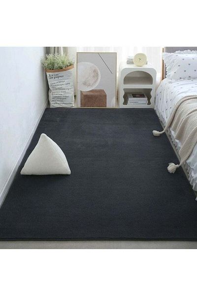 Comfy Bell BLACK 120 X 180 SOFT & LUXURIOUS SKID FREE CARPET
