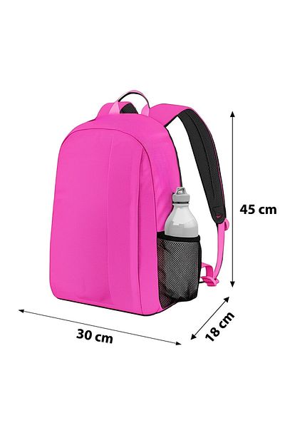 Toum Basic Black Backpack Laptop Bag