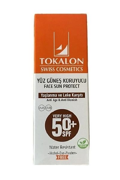 Tokalon Face Sunscreen Anti-Aging and Blemish Spf50 - Face Sun Protect Anti-aging 60 ml