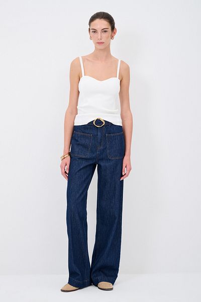 adL Strappy Knitwear Blouse
