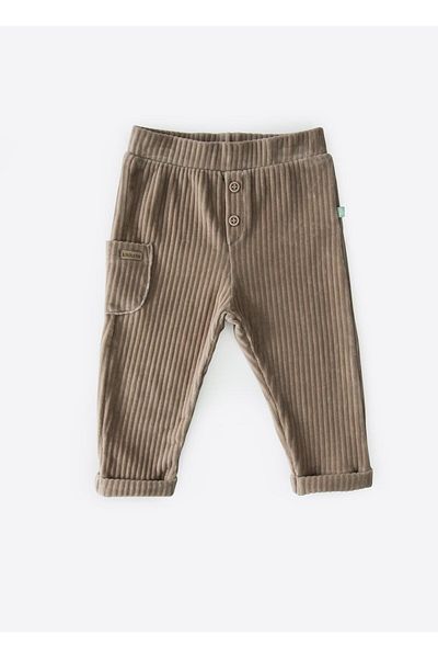 kitikate Beige Organic Dosse Trousers