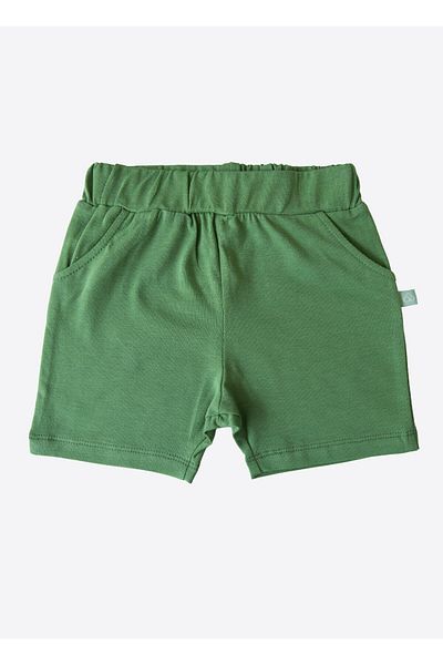 kitikate Organic Saurus 2-Piece White Green Shorts