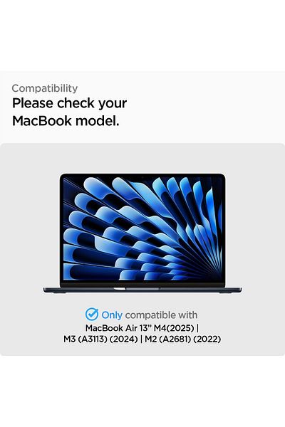 Spigen غشاء حماية شاشة فلتر الخصوصية [SafeView] لجهاز MacBook Air 13 بوصة M4 (2025) / M3/M2