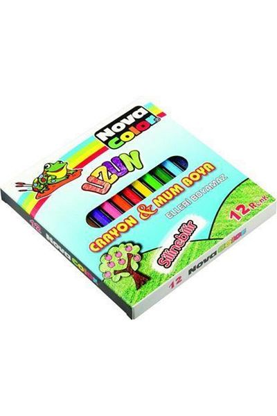 Nova Color Pastel Candle Colored 12 Pieces Full Size Box - Nc-2112