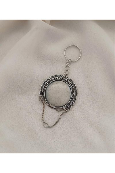 Hd Marketim Γυναικείο μπρελόκ Πορτοφόλι Mother of Pearl Stone και στολίδι αξεσουάρ