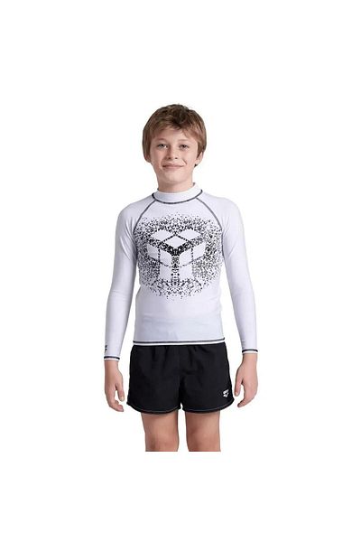 ARENA 006296155   Rash Vest L/S Graphic Boys Swim T-Shirt