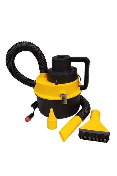 COOYA Multifunctional Car Vacuum Cleaner, Portable Wet and Dry Use Portable, for Home/Car Wash(Yellow)