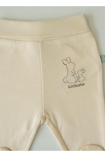 kitikate Organic Booties Trousers - New Basic Natural