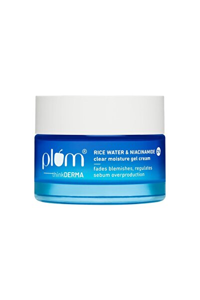 PLUM 2% Niacinamide Moisturizer Cream with Rice Water Super Light Gel for Wom...