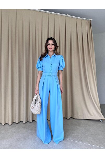 Mooi Butik Ολόσωμη φόρμα STEFFY 5004 - Baby Blue