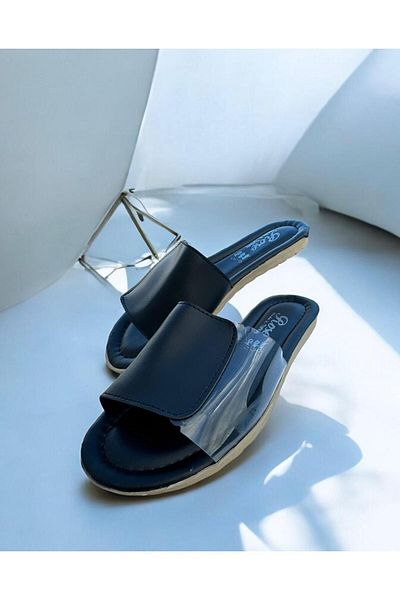 MODA SENİ Γυναικείες παντόφλες με διάφανο πλάι Ανοιχτό μπροστινό μέρος για εξωτερικούς χώρους και παντόφλες σπιτιού Σετ προίκας Γυναικείες παντόφλες