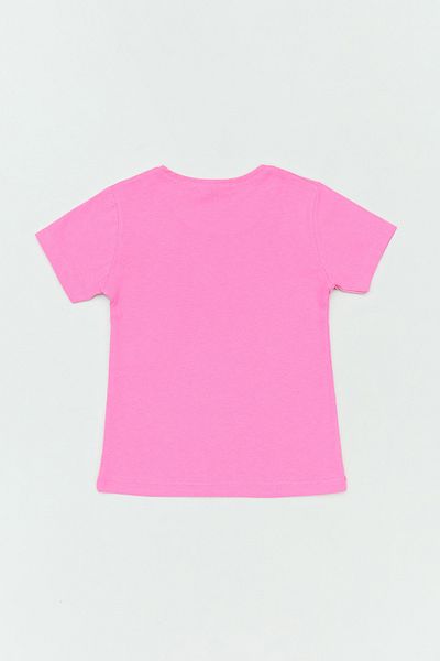 Fulla Moda 100% Cotton Butterfly Printed Girl's T-Shirt