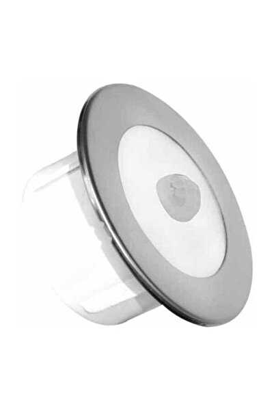 Lambax Hareket Sensörlü Yuvarlak Merdiven Spot Koridor Aydınlatma Mavi