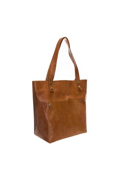 PLM Moon Leather Women's Bag Large Size G19 Tan