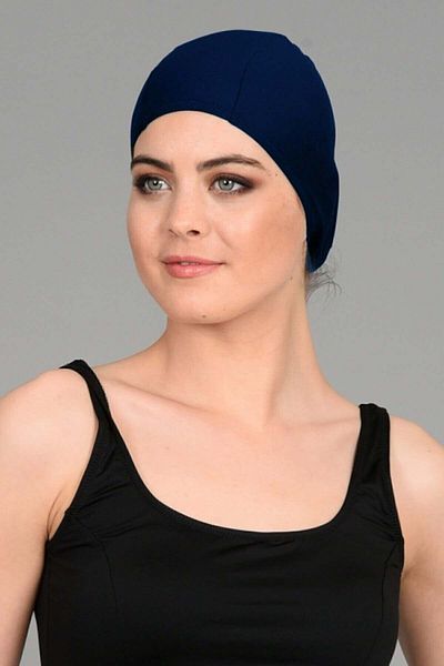 Mhm Collections Боне от ликра плат Делукс Шапка за плувен басейн и море Платнена шапка
