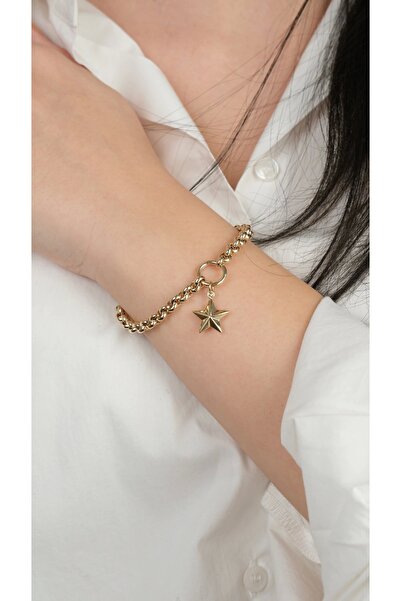 Arpaş 14 Ayar Altın Yıldızlı Bileklik