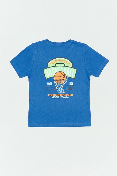 Fulla Moda Chlapecké tričko s basketbalovým potiskem na přední a zadní straně