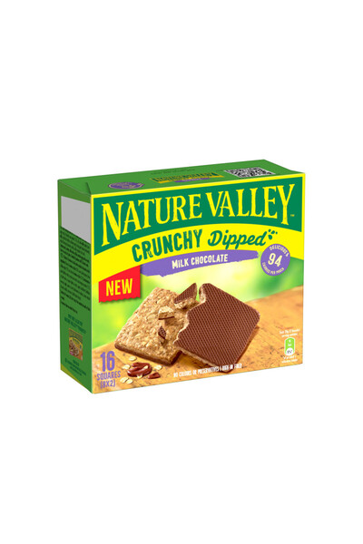 Nature Valley شوكولاتة الحليب المقرمشة المغطاة 5 × 8 × 20 غرام
