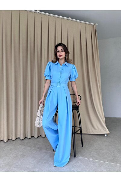 Mooi Butik Ολόσωμη φόρμα STEFFY 5004 - Baby Blue