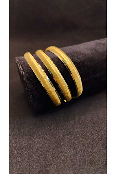 (24 gram ) 3 Adet Şarnel 22 Ayar Altın Bilezik Yatırımlık Işçiliksiz