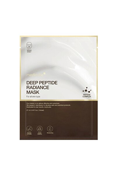 Medicube Deep Peptide Radiance:Vegan Triple Vitamin Complex Face Mask for Hyd...