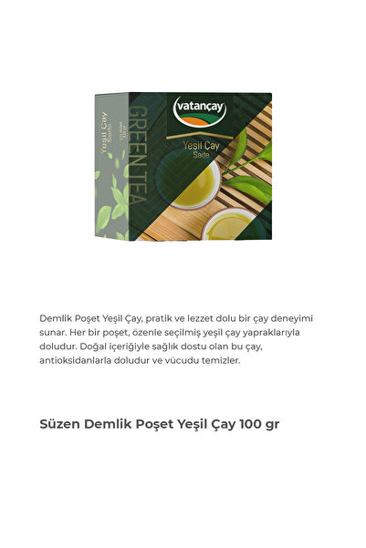 Vatan çay Sallama çay bardak poşet çay