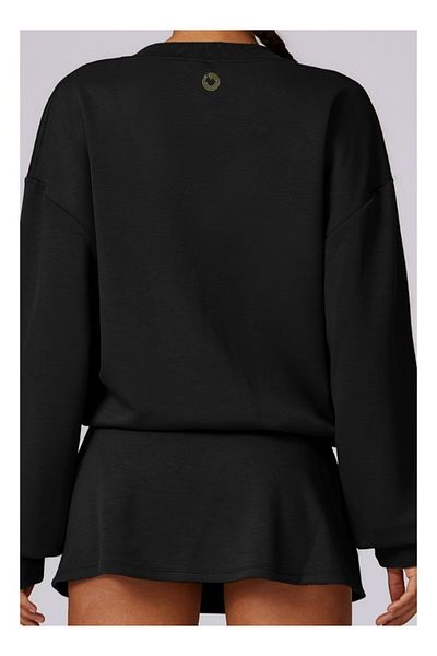 KAWN YOGA Womens Loose Fit Light Sweatshirt.