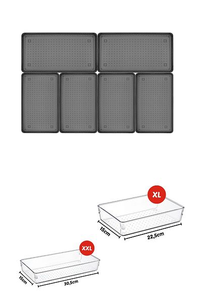 Nandy Home 6-Piece Drawer Organizer, Organizer Set