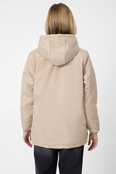 Firststops Спортивний жіночий куртка з капюшоном, водонепроникний та вітрозахисний, з хутром