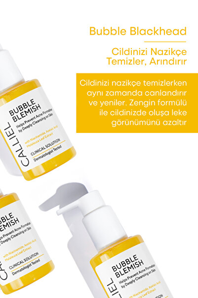 CALLİEL Leke Karşıtı Etkili, Aydınlatıcı Cilt Tonu Eşitleyici Blemish Bubble 120 Ml