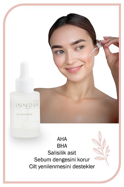 Innova مصل الوجه Aha Bha لتجديد البشرة بحمض الساليسيليك 30 مل